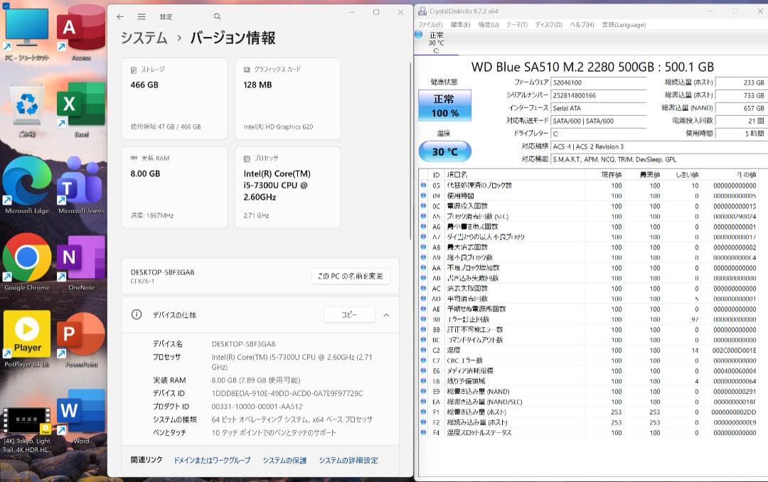 レッツノート 2in1 CF-XZ6美品 新品SSD500GB