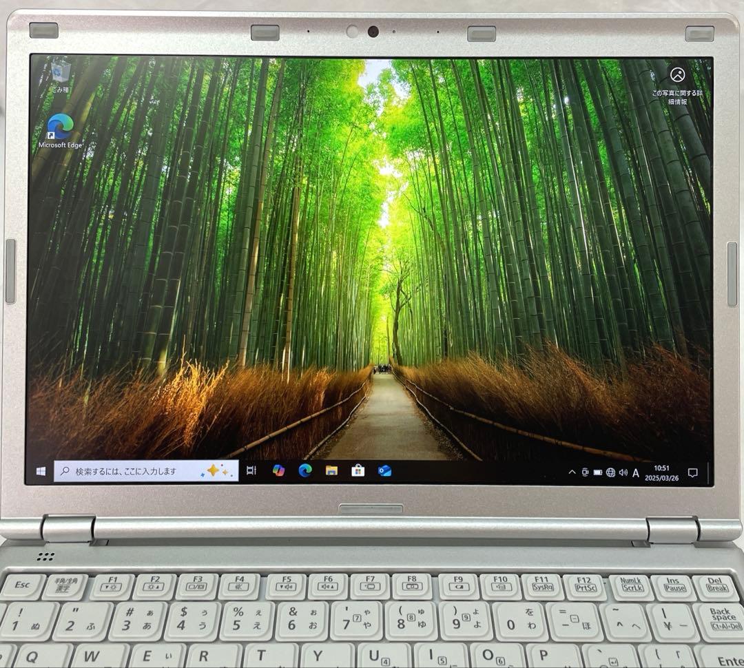 Let's note CF-SZ5 SSD256GB メモリー8 #6