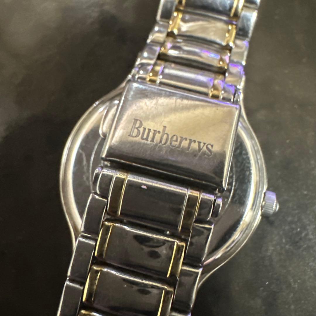 Burberrysバーバリー　レディース腕時計 ホワイト文字盤 QZ予備コマ有り
