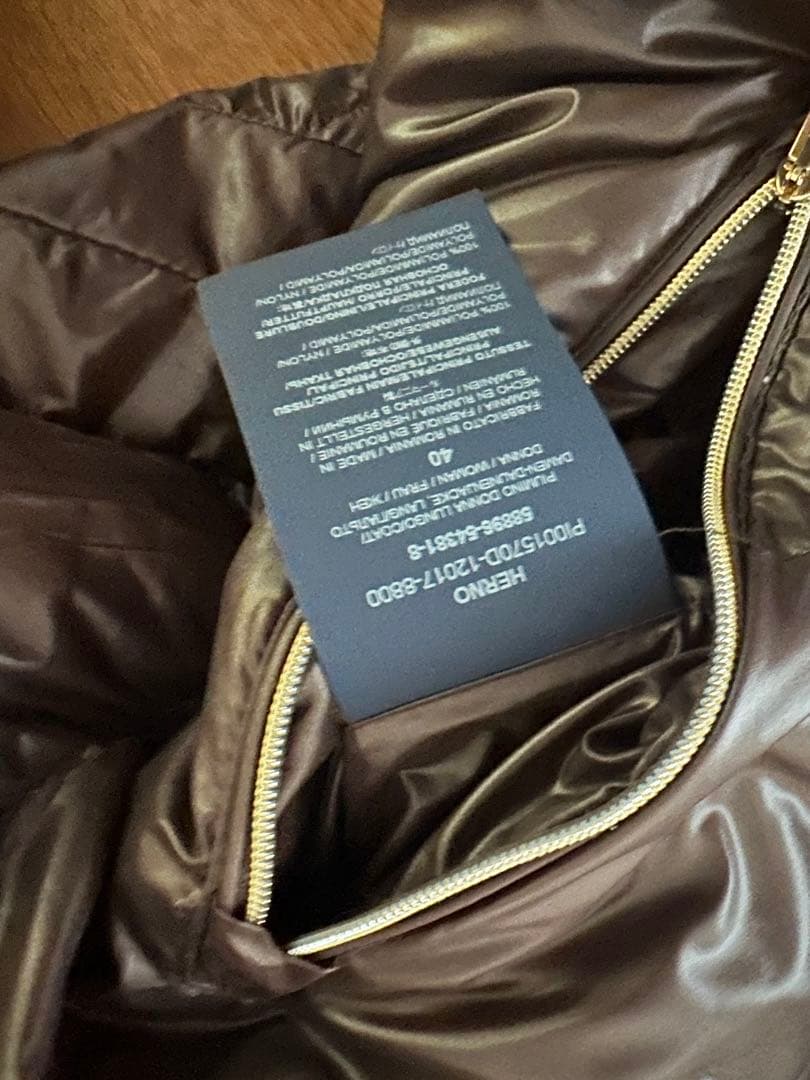 herno ヘルノ フード付きロングダウンジャケット