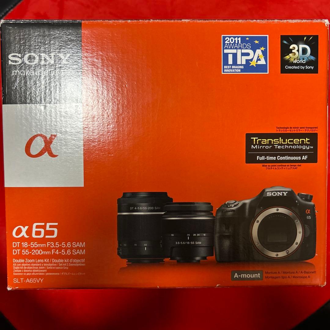 SONY ソニー α65 SLT-A65VY ダブルズームレンズキット Wズーム