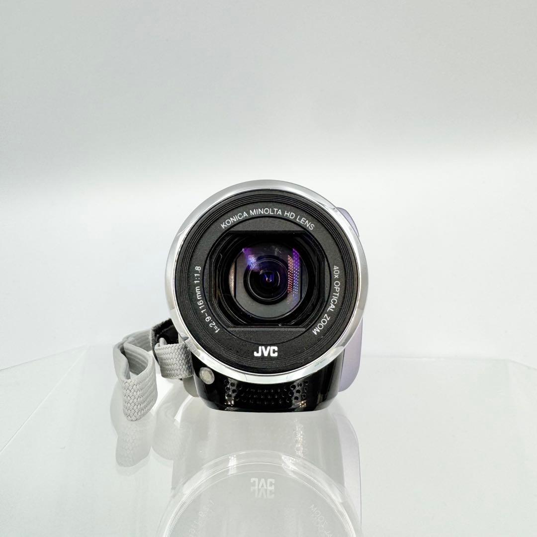 【美品】JVC Everio GZ-E345-V ビデオカメラ バイオレット