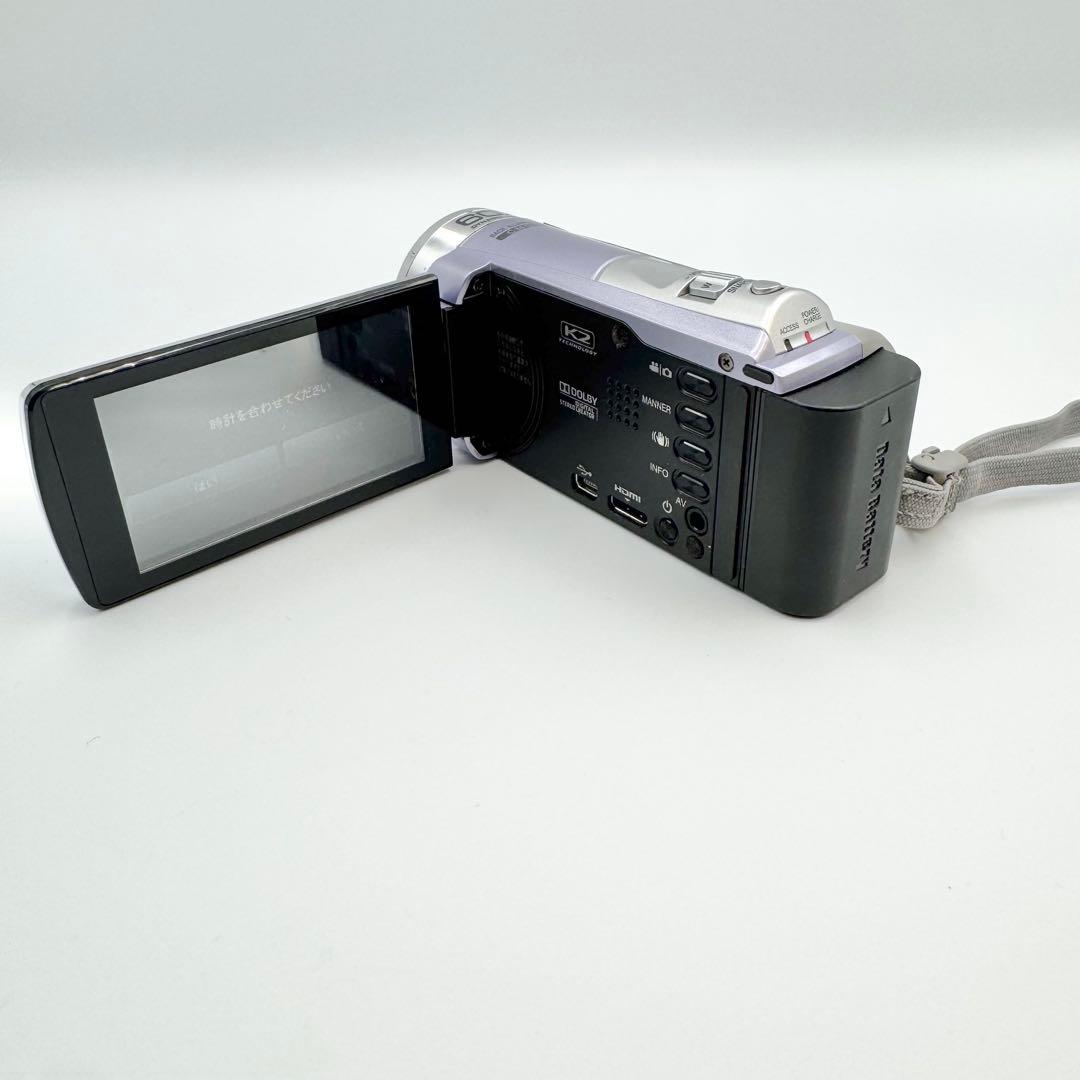 【美品】JVC Everio GZ-E345-V ビデオカメラ バイオレット