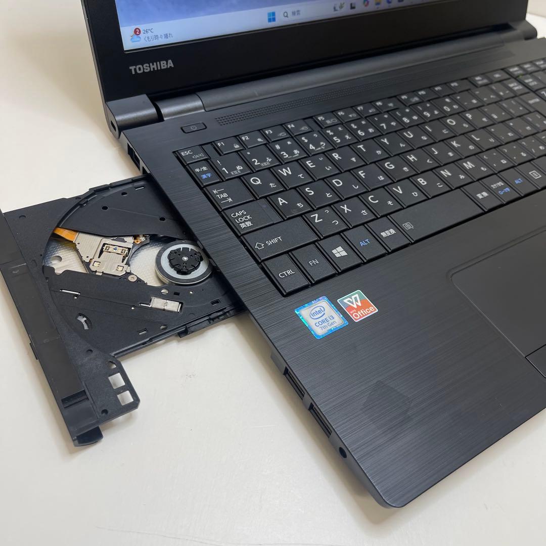 #890 東芝 Dynabook i3-7100U 8GB Office2021