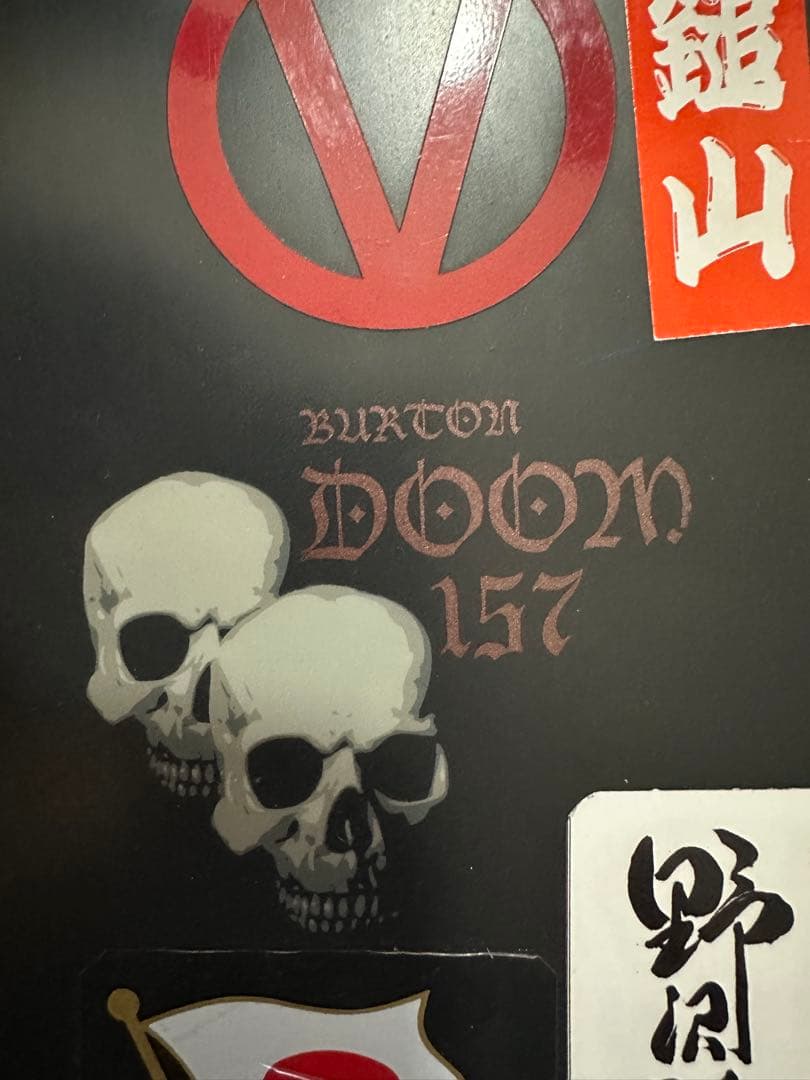 【値下】Burton Doom 157 スノーボードとCustomビンディング