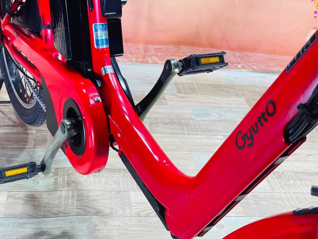 ギュットアニーズ2019年⭐️16AH！パナソニック子供乗せ電動自転車Y2479