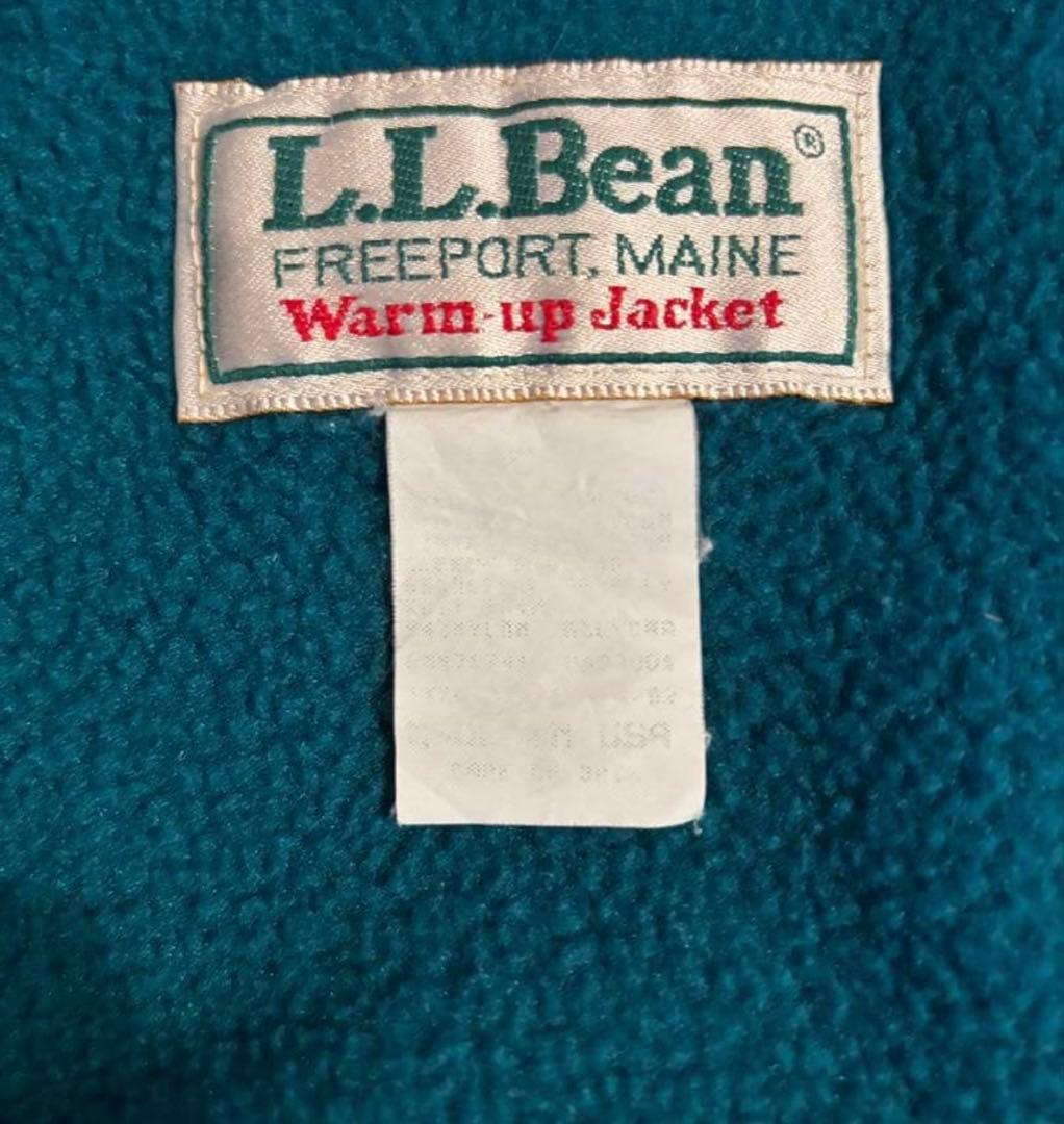 80s エルエルビーン　ウォームアップジャケット　ブラック　L