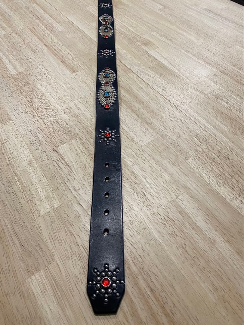 013 本革 W38 スタッズ ベルト ビンテージ ヴィンテージ HTC