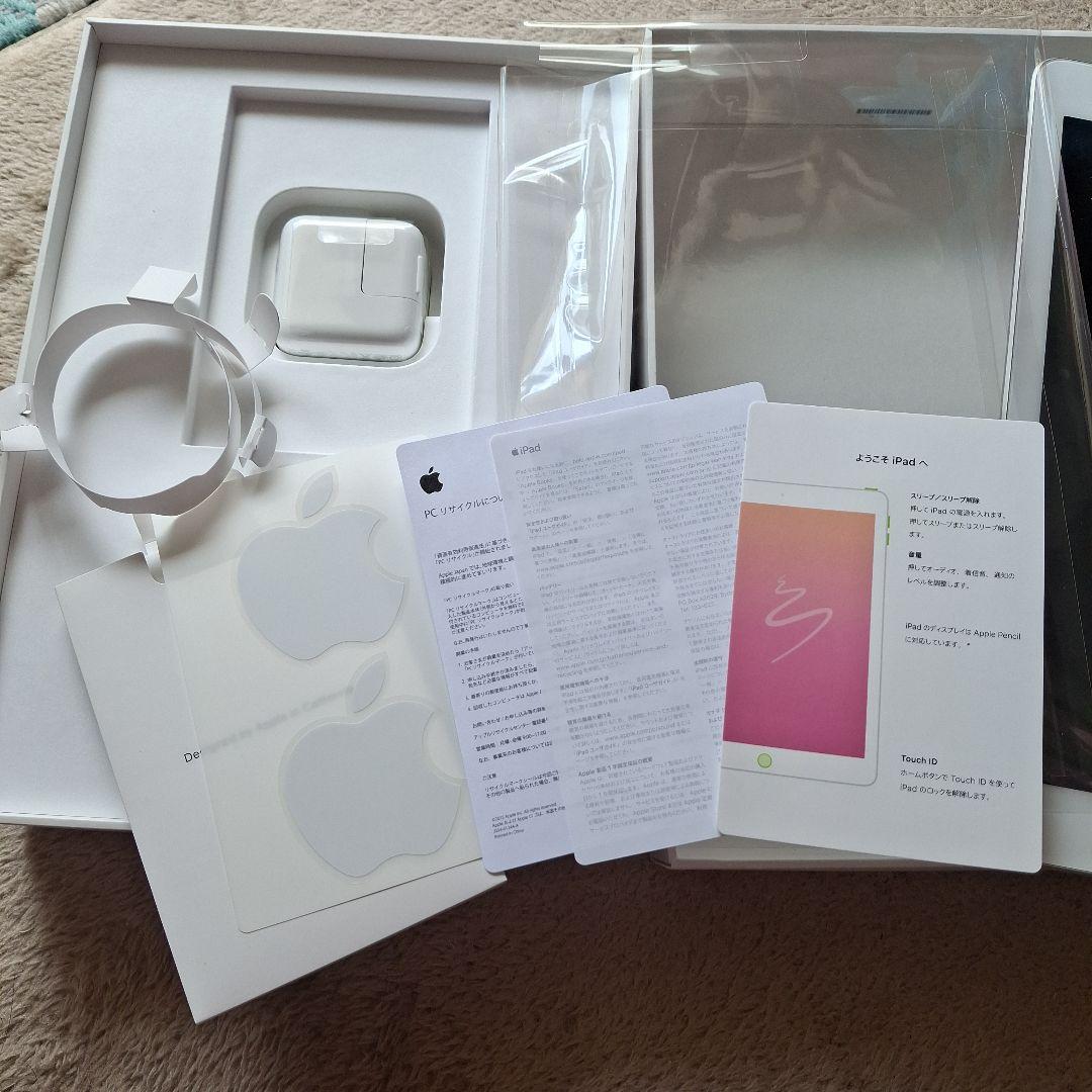 箱あり オリジナル画面割れ iPad 6 128gb WiFi