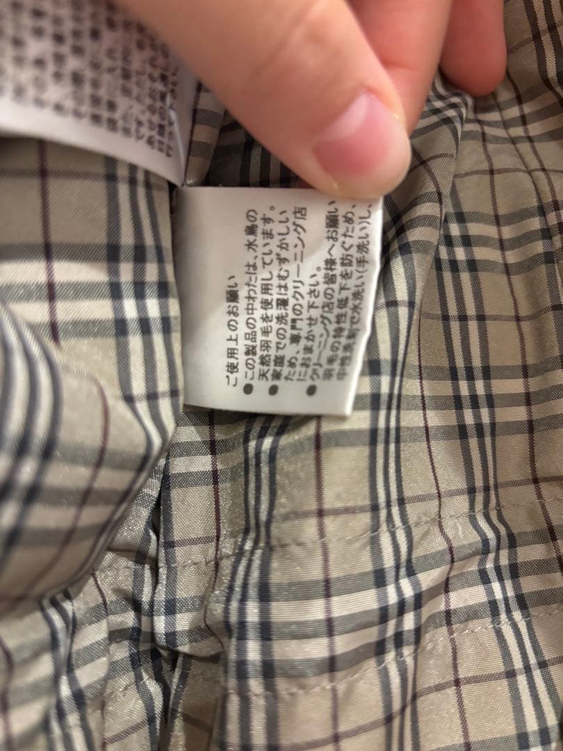 【美品】BURBERRY BLUE LABEL ダウンジャケット 40