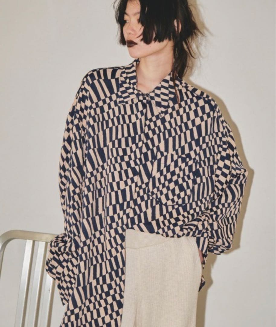 TODAYFUL トゥデイフル★ Geometric Over Shirts