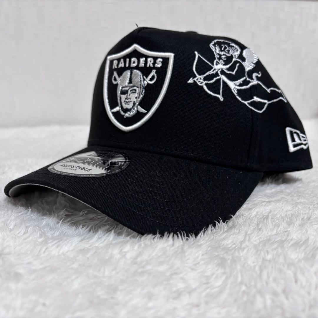 【海外限定】ニューエラ ラスベガスレイダース 9FORTY Aフレーム ブラック