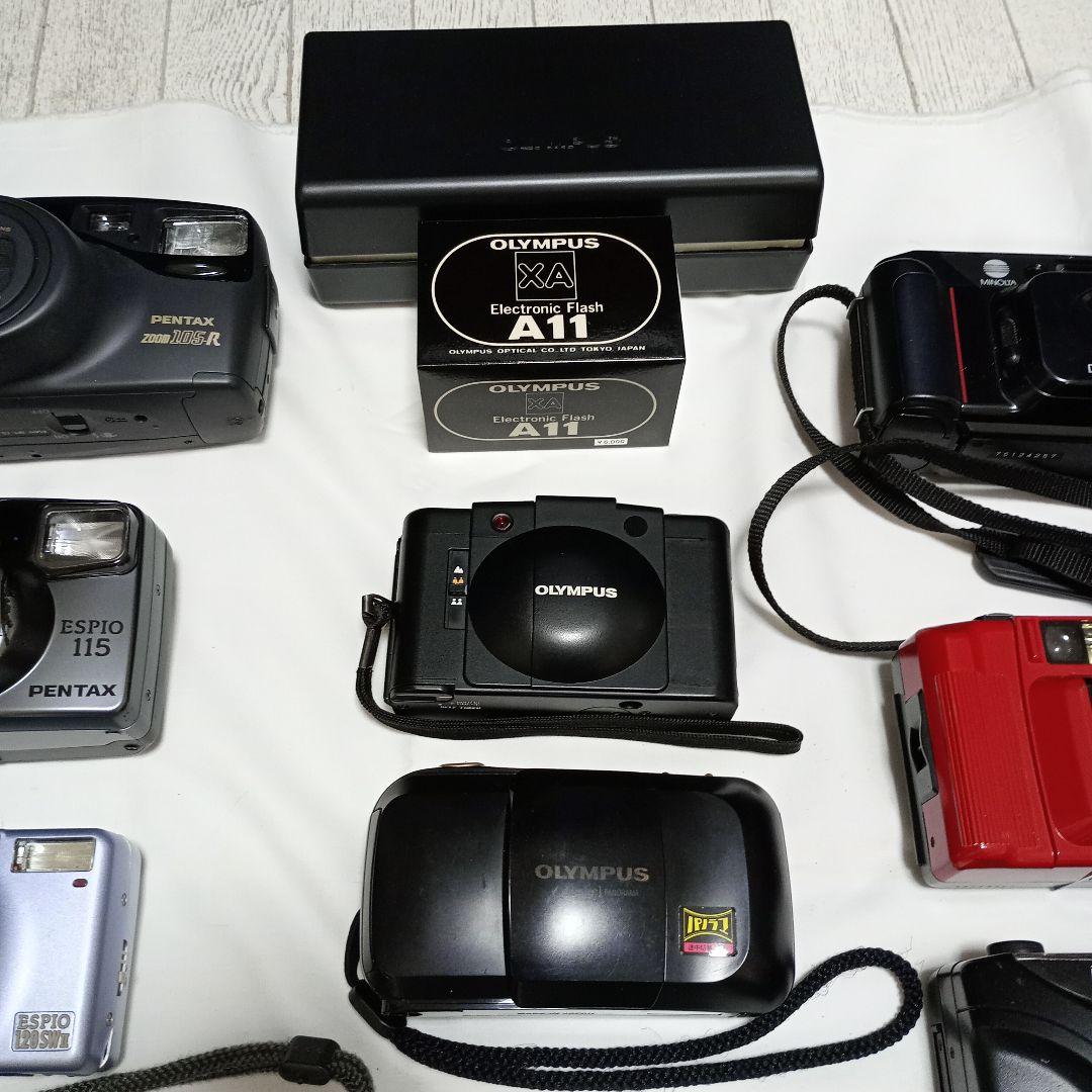 フィルムカメラセット　PENTAX,OLYMPUS,FUJI,他複数台　中古