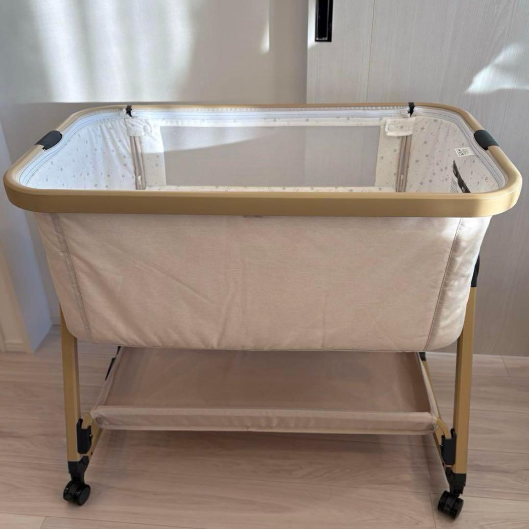 HZDMJベビーベッド 2023年型カーキ