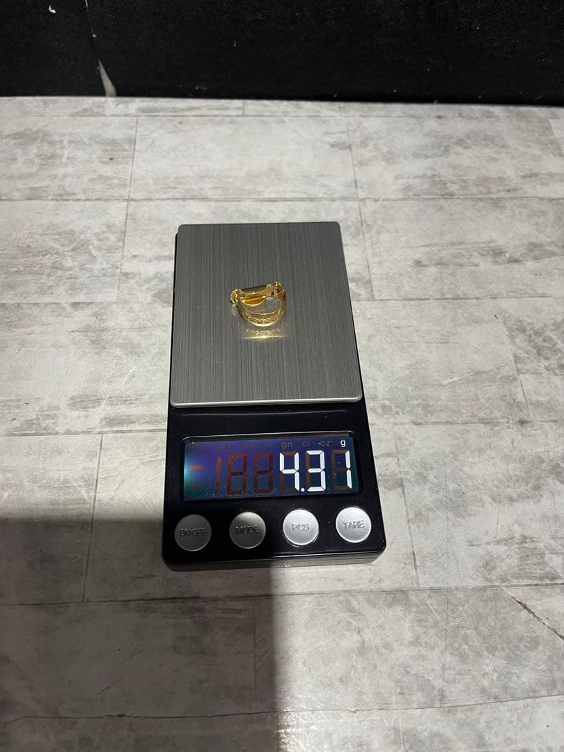 K18 ネクタイリング　アクセサリー　ヴィンテージ　レトロ