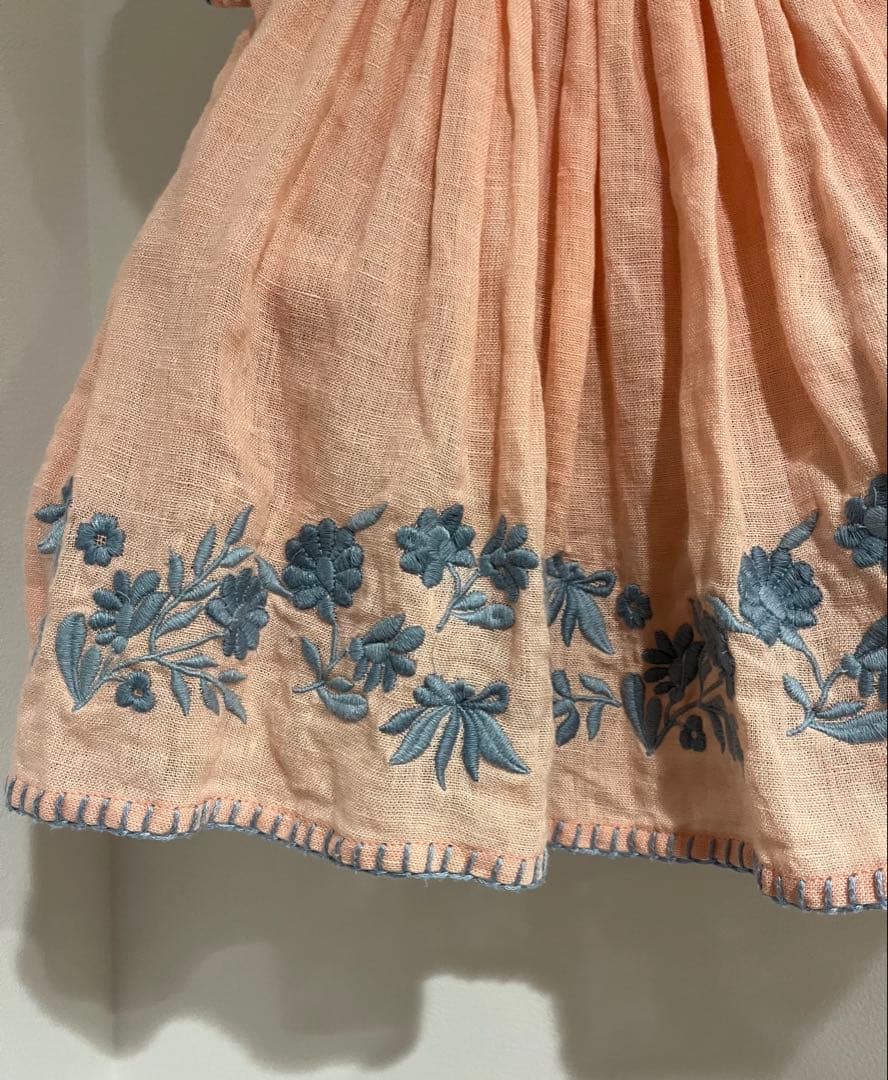 D*D様 Apolina Stevie Dress Pale Rose 1-2y