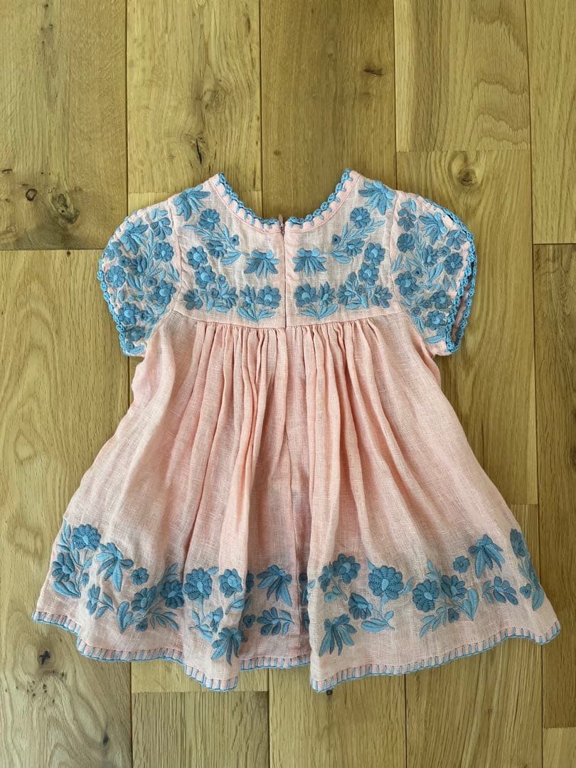 D*D様 Apolina Stevie Dress Pale Rose 1-2y