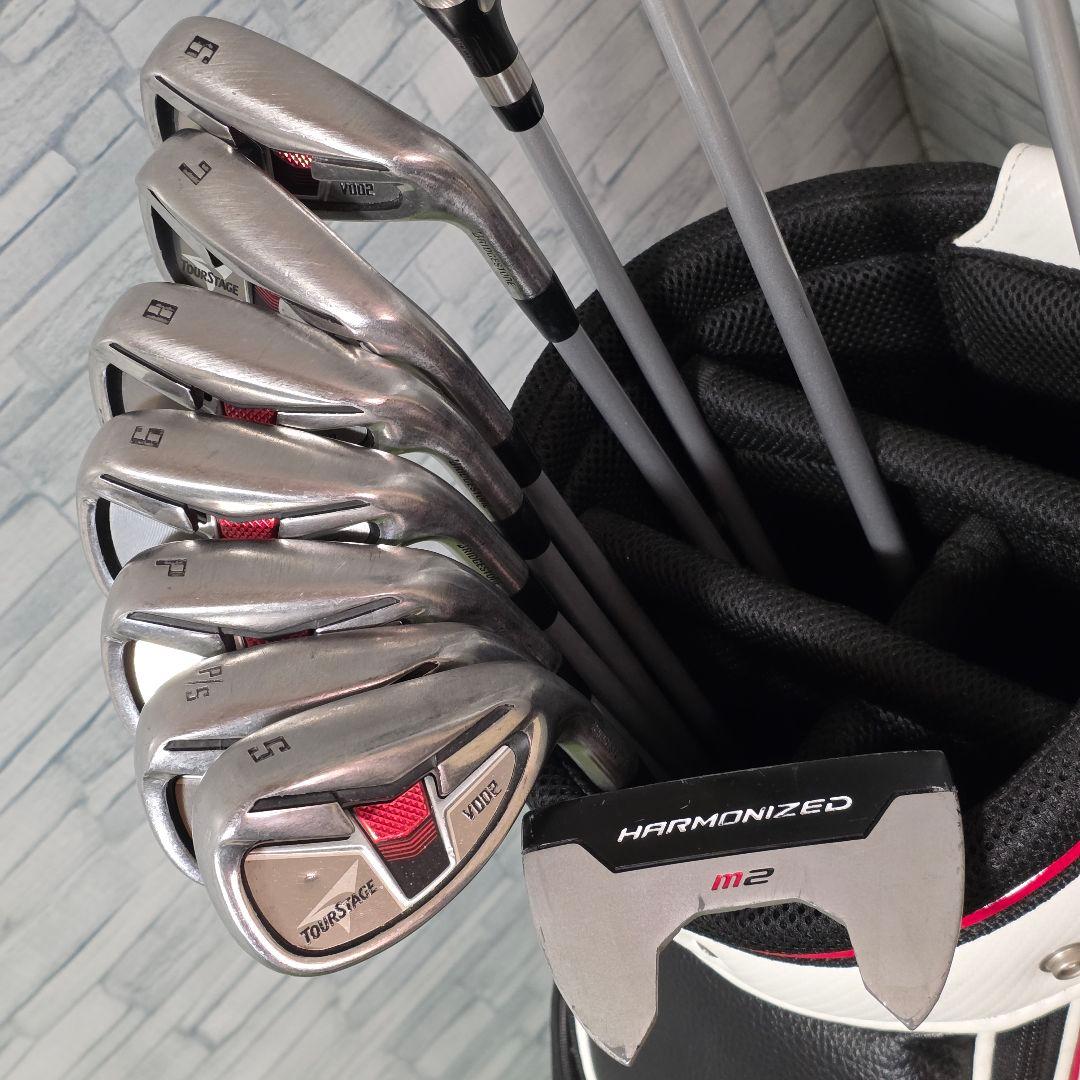 ゴルフクラブ メンズセット ツアーステージ V002 R 右 入門 フルセット