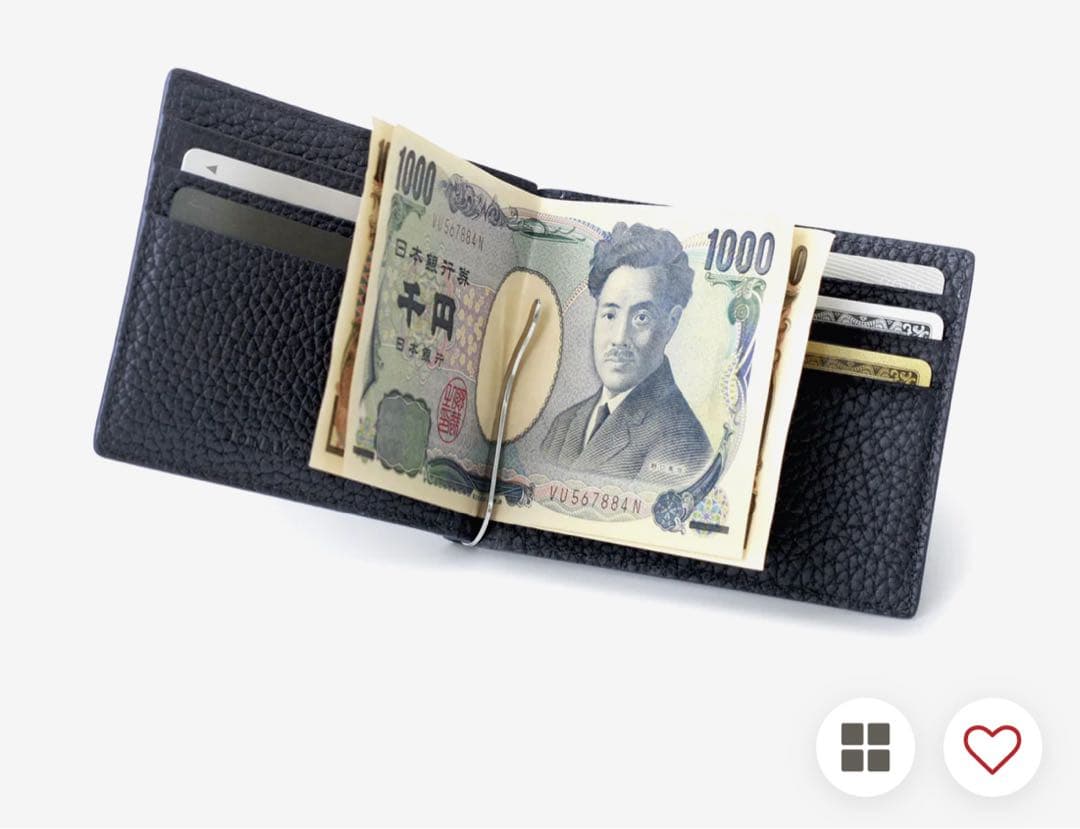 お値下げ中BONAVENTURA バイフォールド ビルクリップ