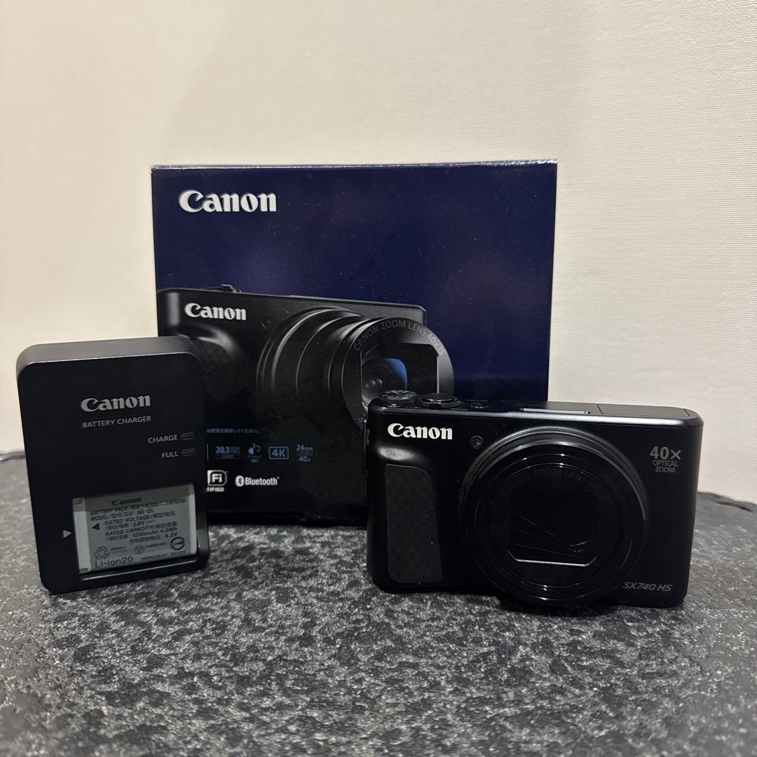 ★極上品★Canon PowerShot SX740 HS ブラック