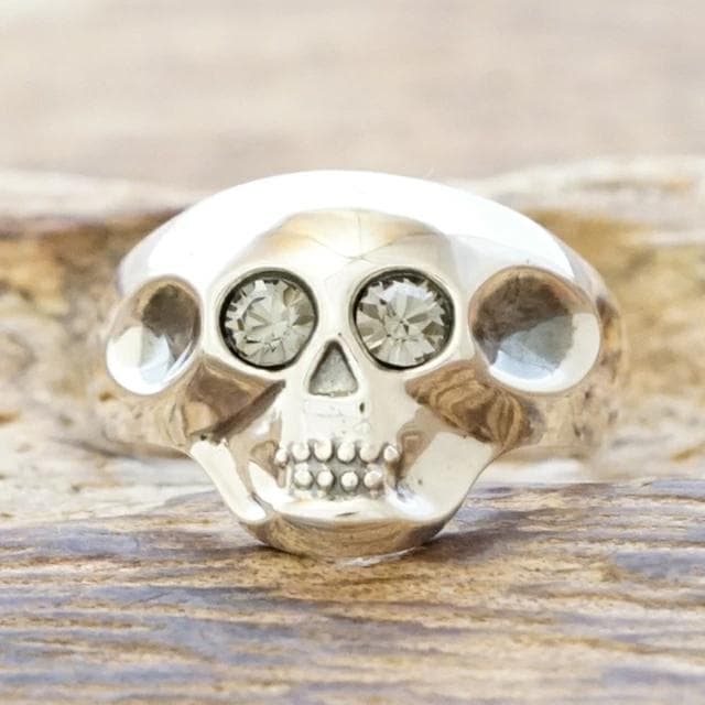 新品 amp japan スカル リング 11号 シルバー925 ピンキーリング