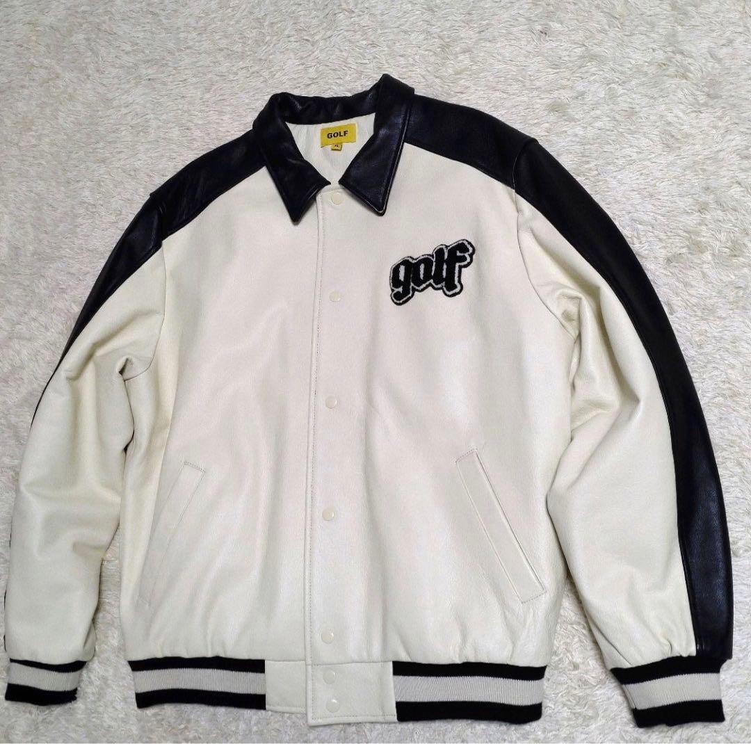 【美品】GOLF WANG ゴルフワン　21SS レザージャケット　XL