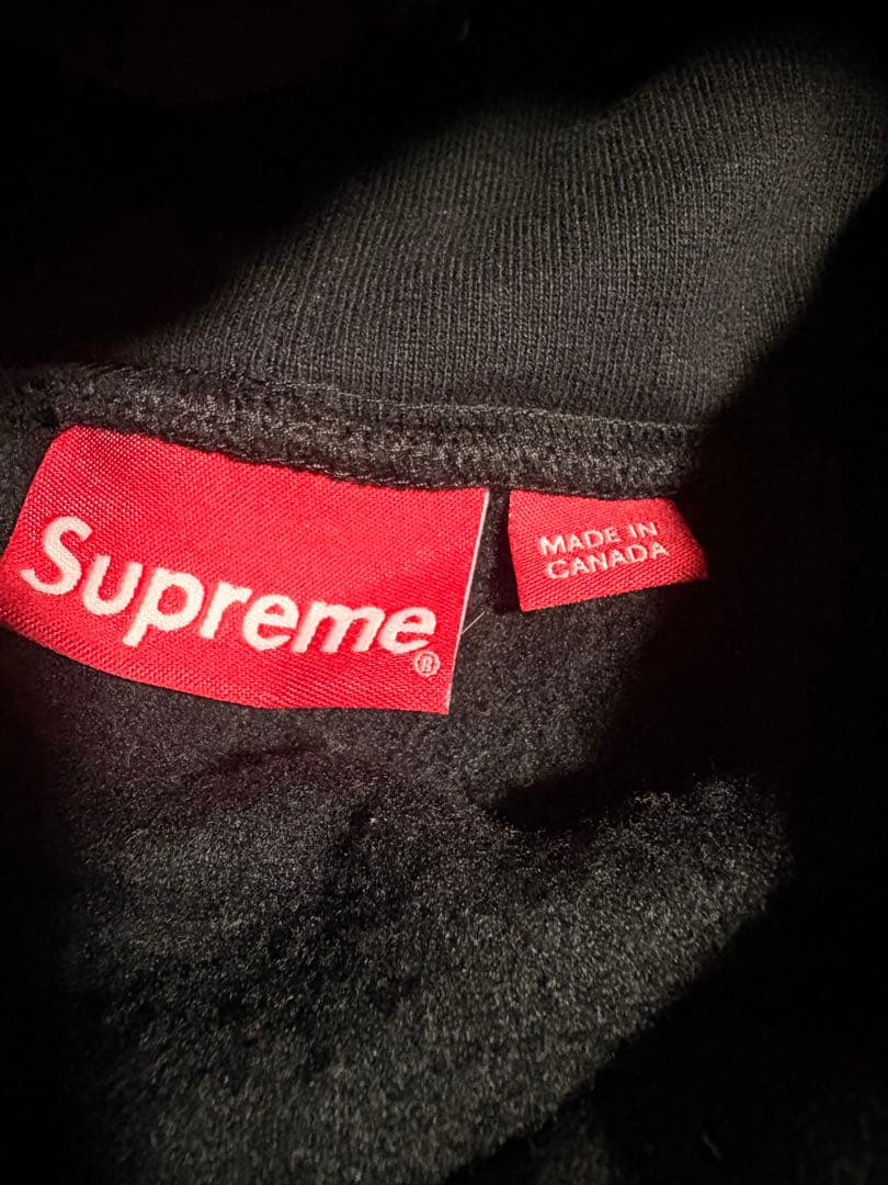 Supreme Sロゴツノパーカーブラック