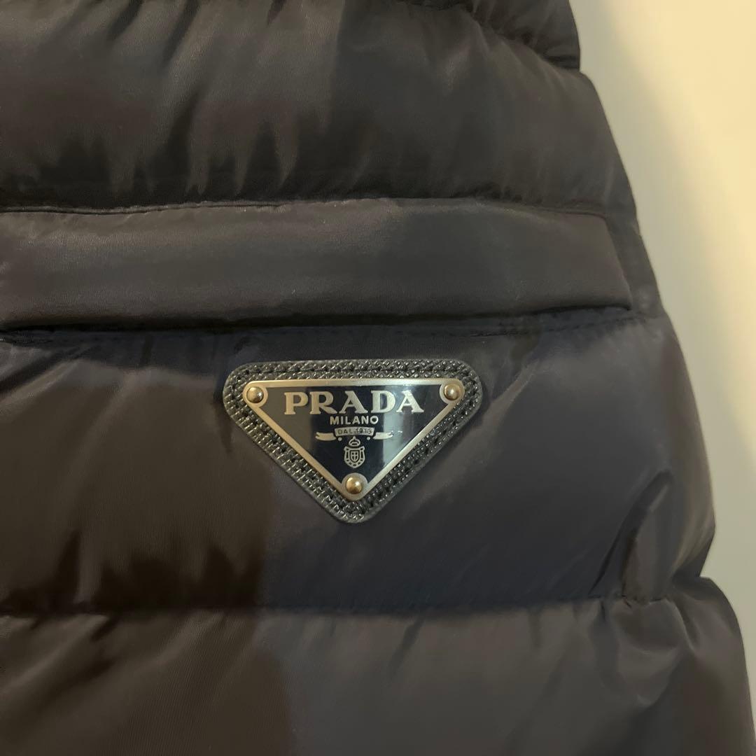 プラダPRADA ダウンジャケット　ネイビー