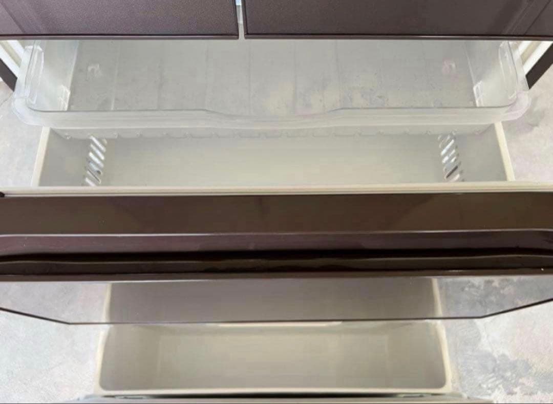 2019年式 430L 日立 6ドア冷蔵庫 R-XG43J(XH)