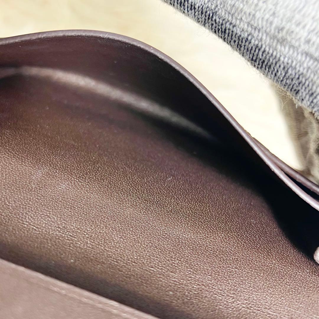 【美品】ベルルッティ 名刺入れ レザー フラップ カリグラフィー インブイア