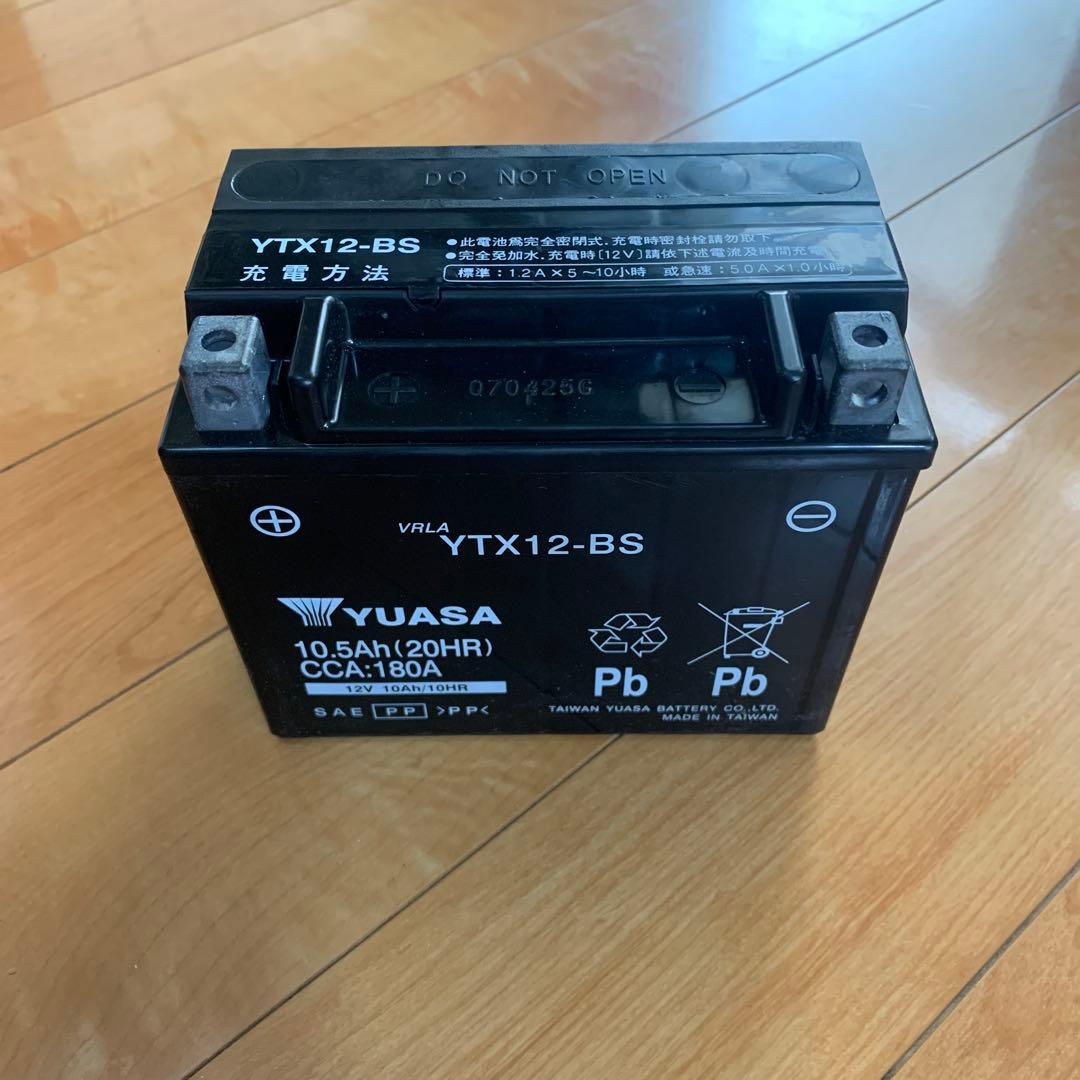 バイクバッテリー　台湾ユアサ　YTX12-BS