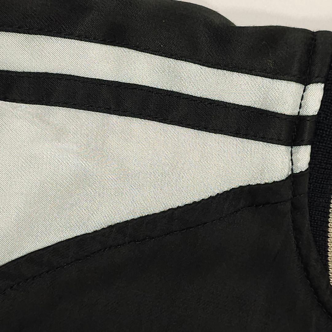 ヒューストン スカジャン 和柄 虎 富士山 スーベニアジャケット ブラック 中綿