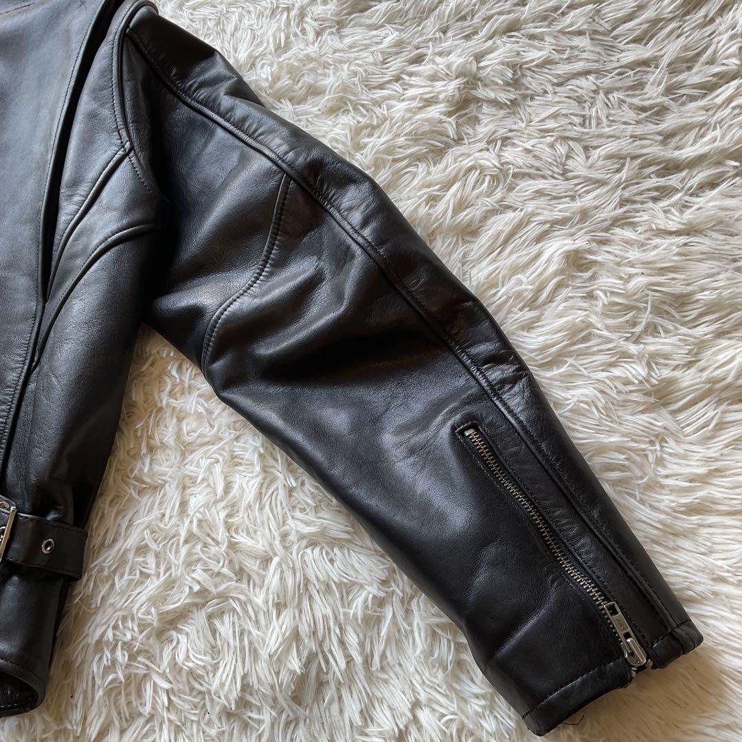 人気✨ハーレーダビッドソン　カウレザージャケット　シングルライダース　XXL 黒