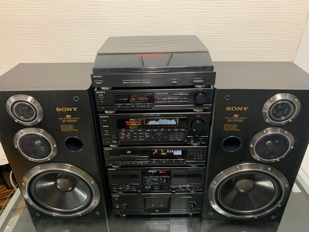 美品内蔵BT変更可能SONYリバティLBT-V925レコード付きメンテナンス済み