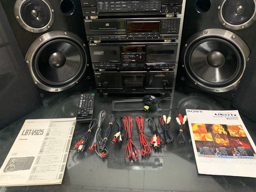 美品内蔵BT変更可能SONYリバティLBT-V925レコード付きメンテナンス済み