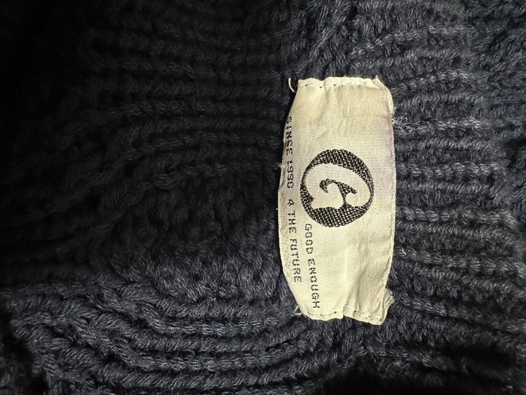 GOOD ENOUGH ケーブルニットセーター ネイビー