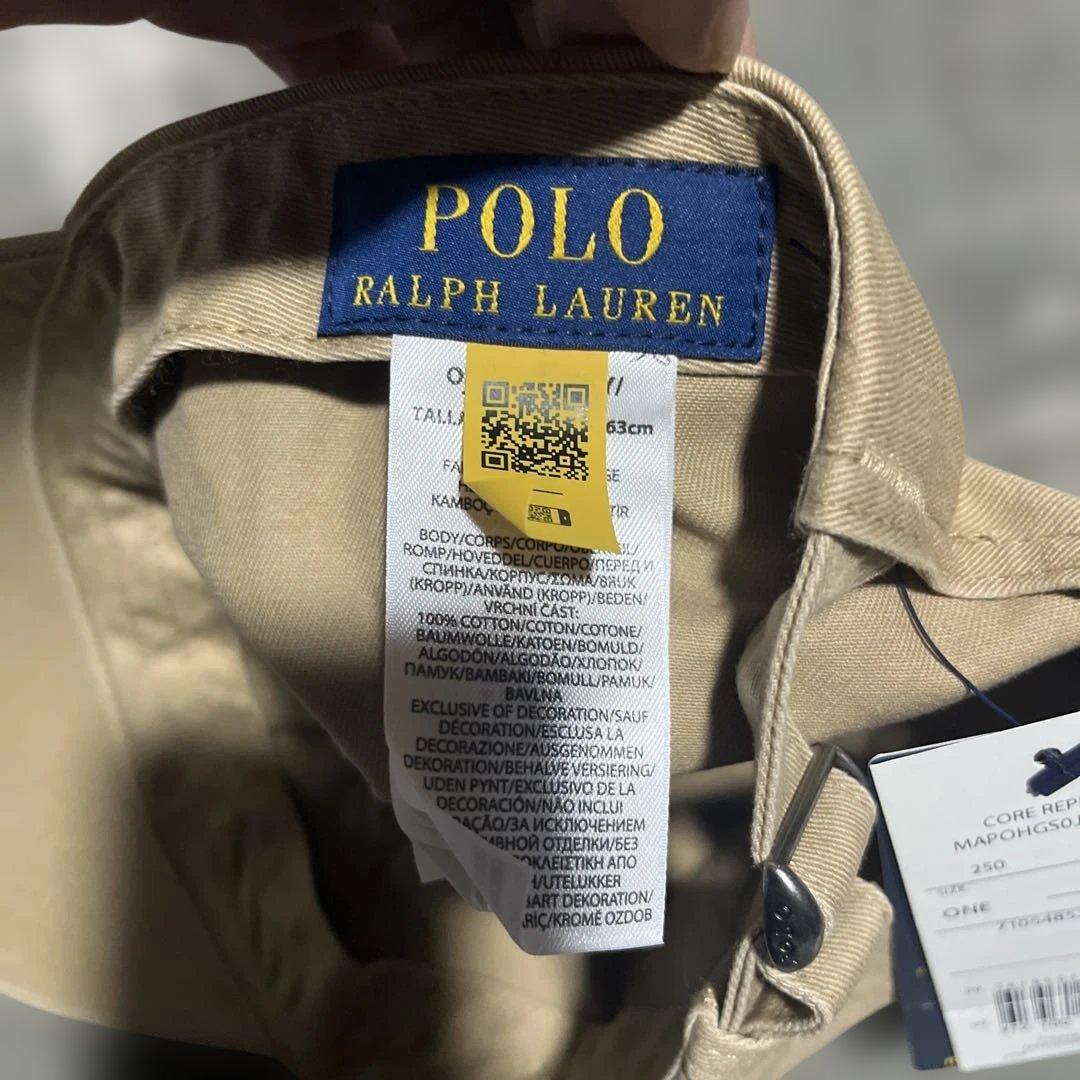 ラルフローレン　コットン チノ ベースボール キャップ