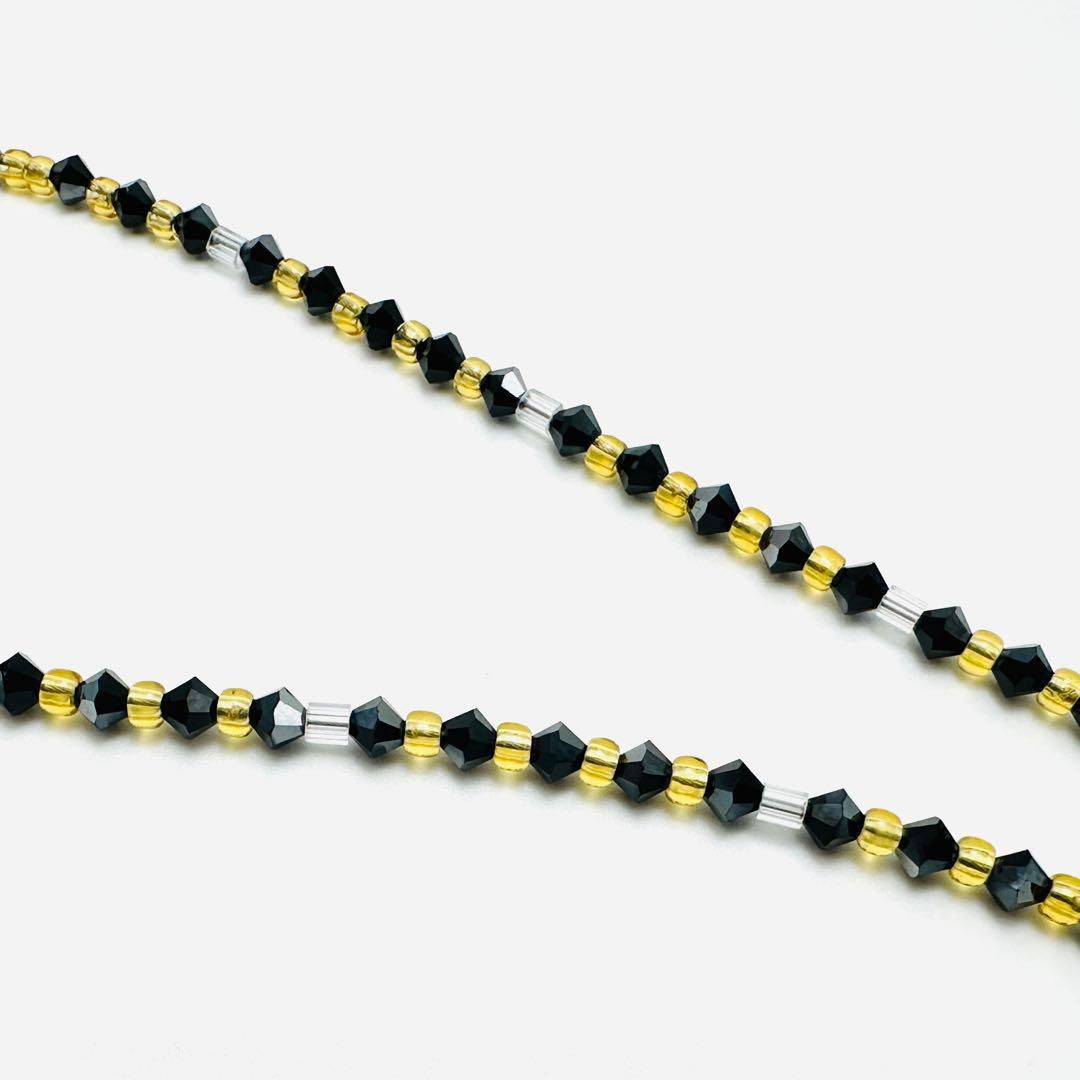 846 YAJIRO 4シリーズ　ネックレ　GOLDTITA22 ブラック