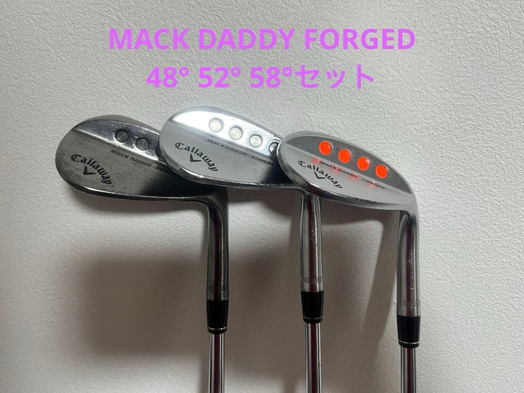も*り様 MACK DADDY FORGED 48 52 58 セット品