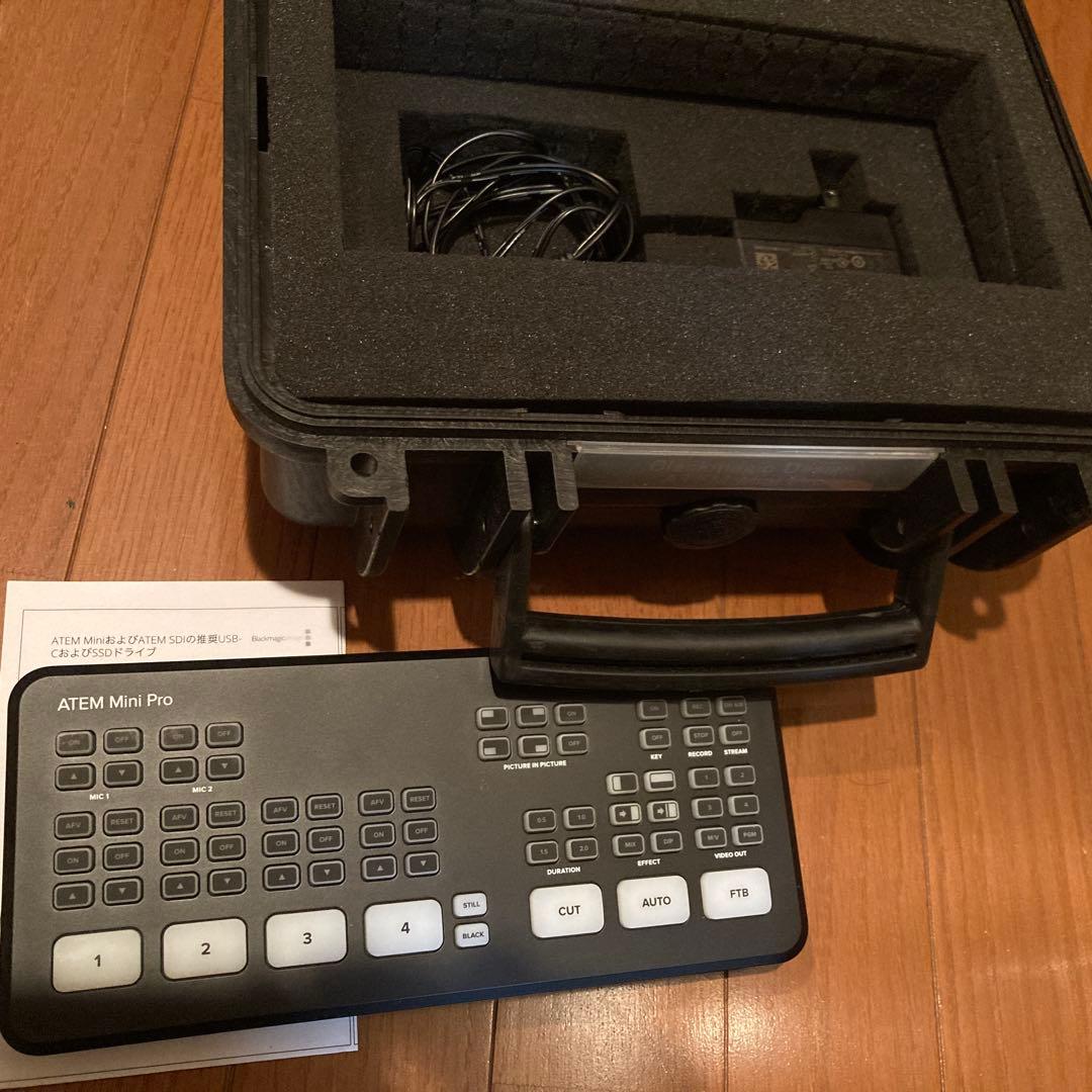 ハードケース付 Black Magic Design Atem Mini Pro