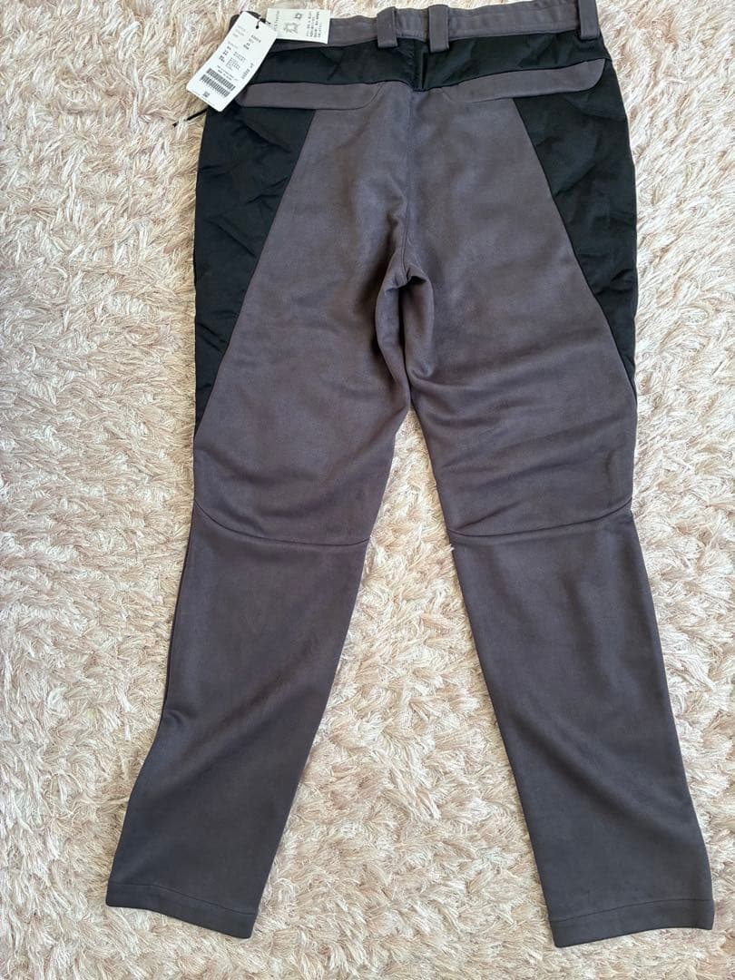 g-stageゴルフ　マイクロスエード ダウン パンツ　ブラック46 L