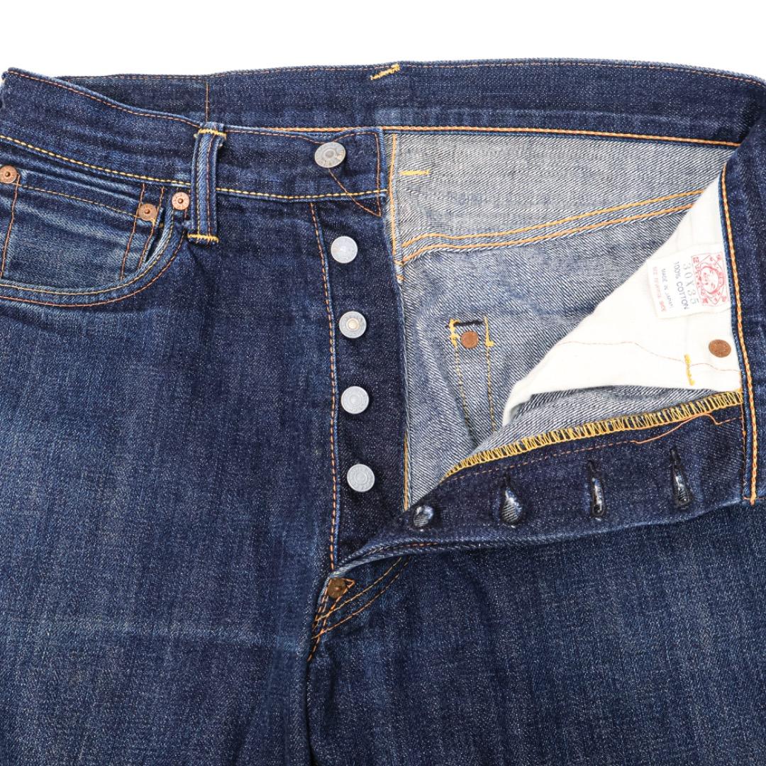 H3498-35◾️エヴィス　大黒　ピックカモメ　インディゴ　ジーンズ　Y2K