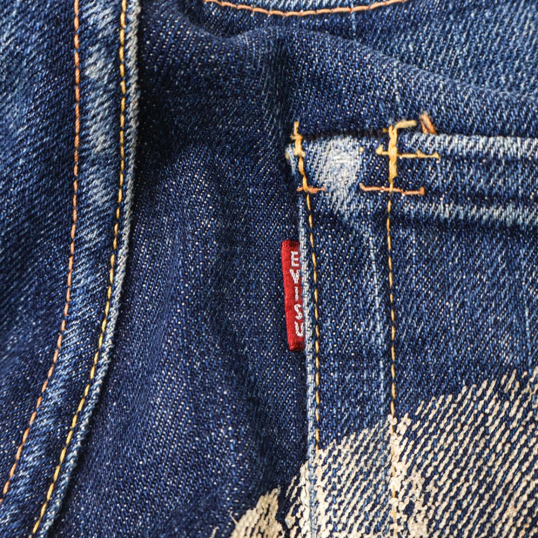 H3498-35◾️エヴィス　大黒　ピックカモメ　インディゴ　ジーンズ　Y2K