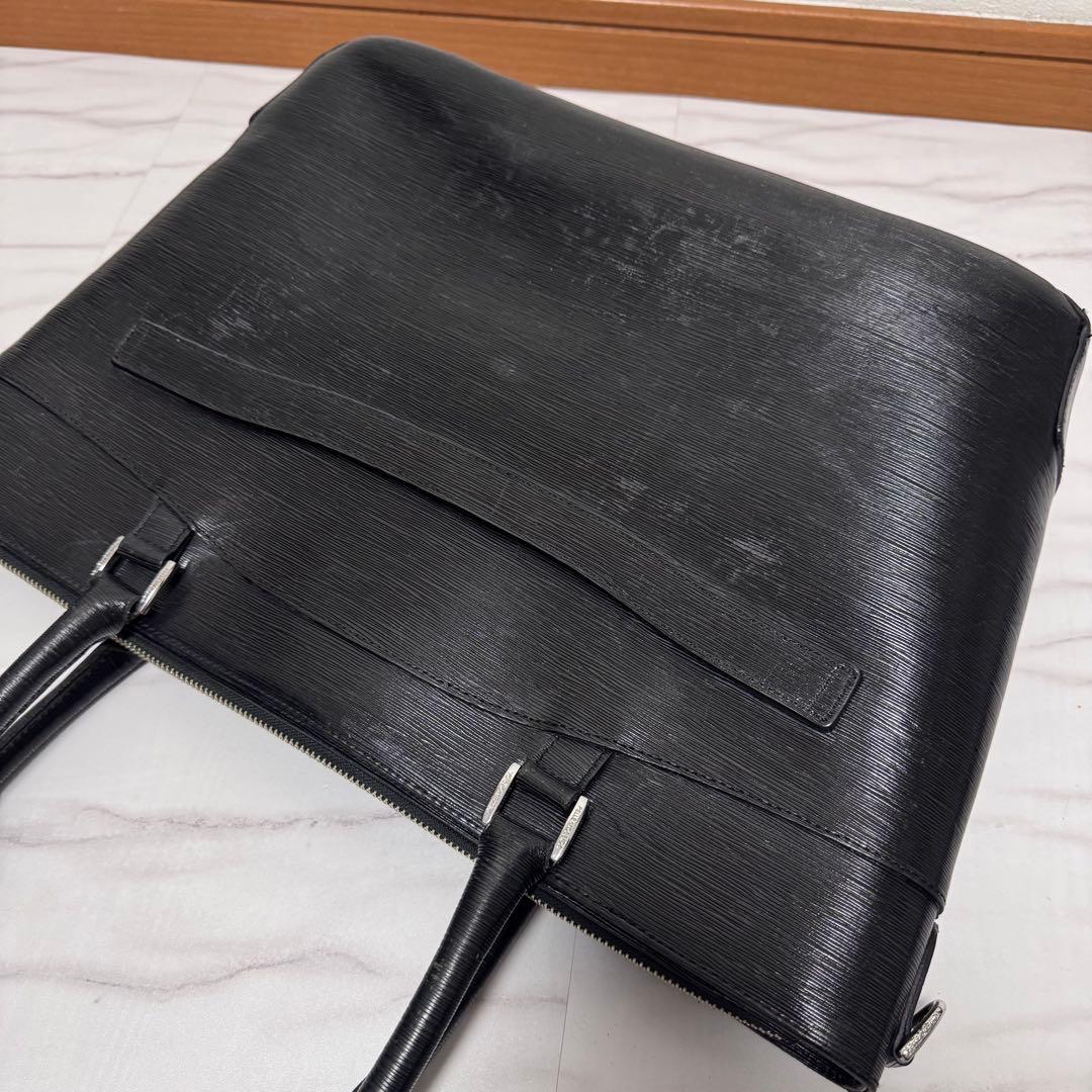 ペッレモルビダ キャピターノ 2way ビジネスレザートート 黒 CA206A