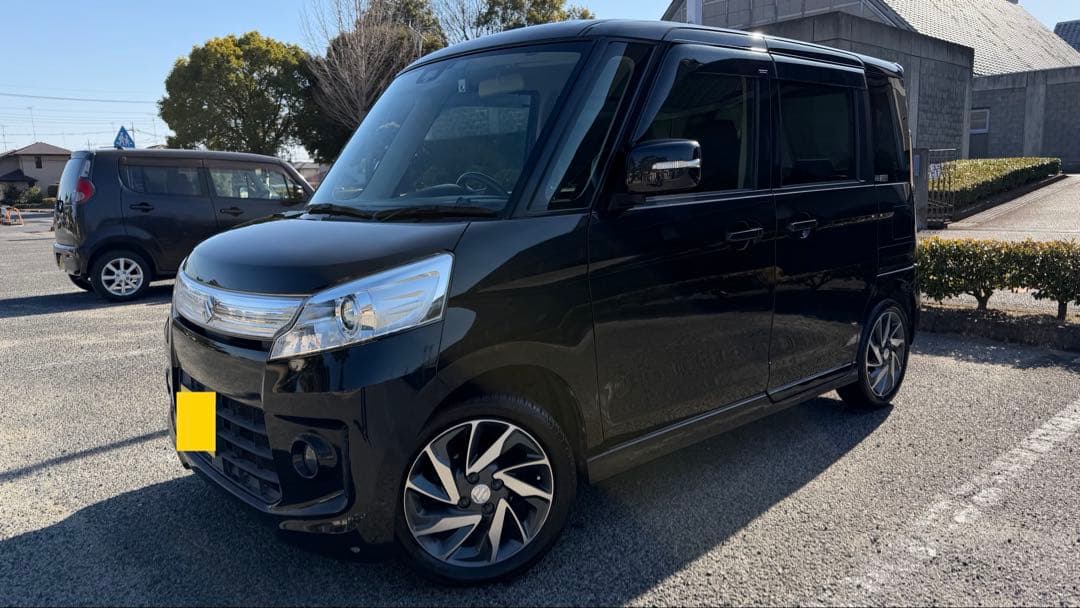 スズキスペーシアカスタム⭐️ターボ4WD⭐️車検2年付き‼️綺麗‼️