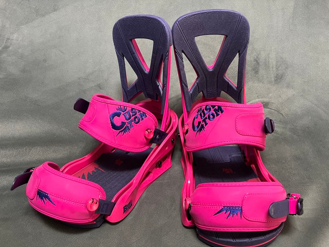 BURTON CUSTOM バインディング ビンディング ピンク L