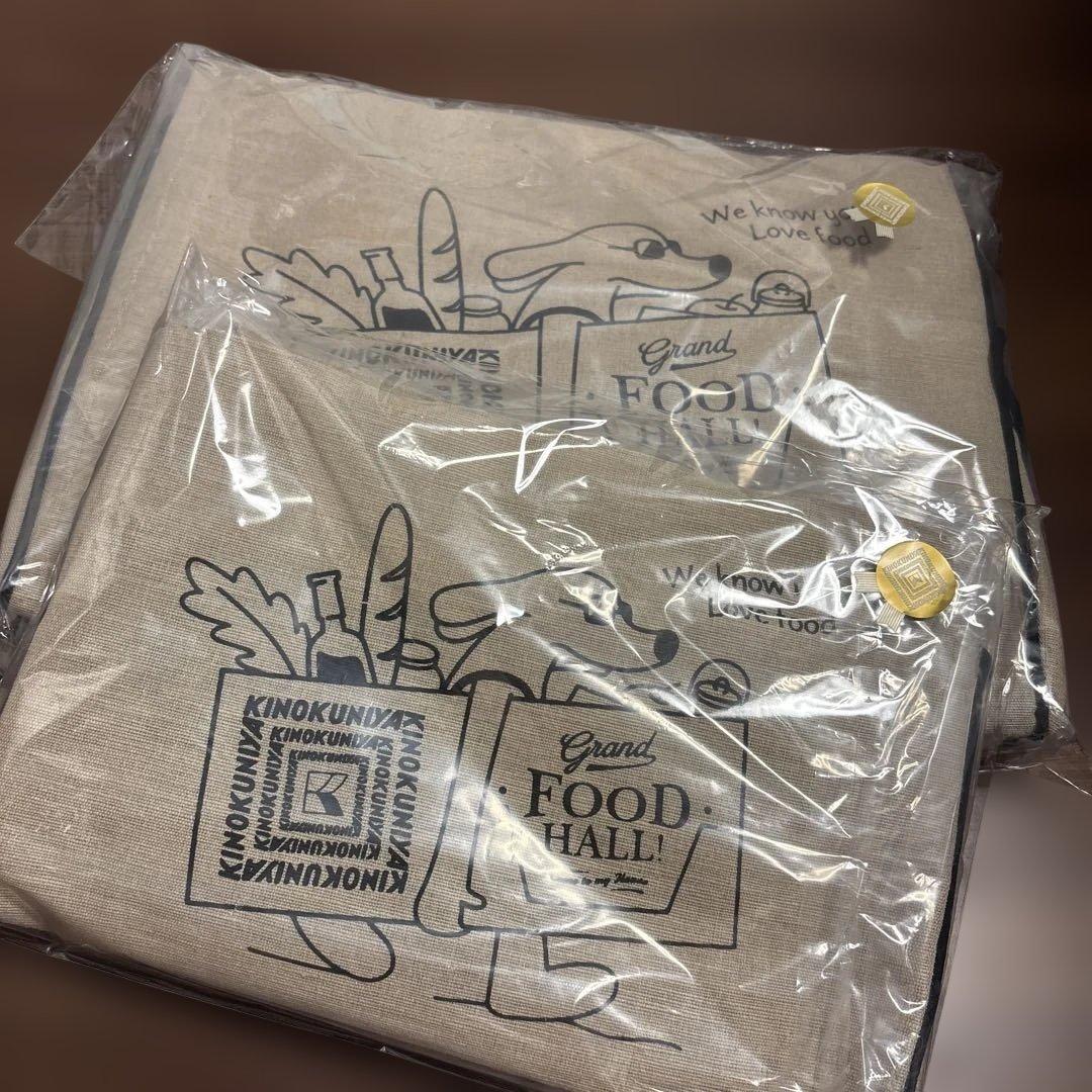 未使用⭐️紀伊國屋⭐️Grand Food Hall エコバッグ 大・小セット