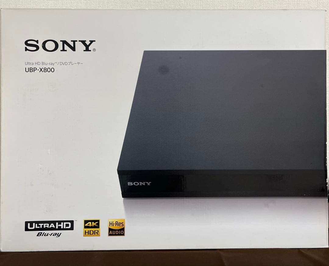 開封品　SONY UBP-X800 Ultra HD Blu-rayプレーヤー