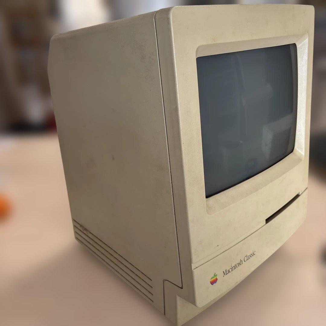 Macintosh Classic 収納バック＋キーボード　写真がすべて！現状渡