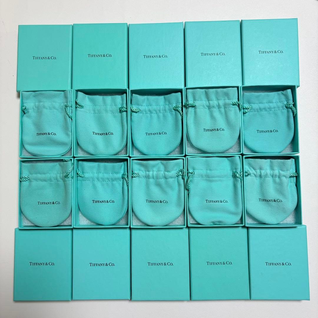 ティファニー　旧型　巾着袋　空箱　10個セット　保存袋　アクセサリー入れ　ポーチ